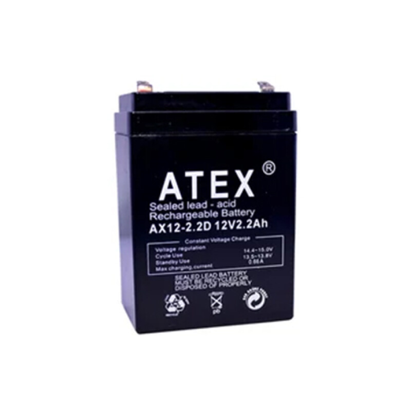 Atex AX- 12V 2.2 Ah Dik Kuru Akü