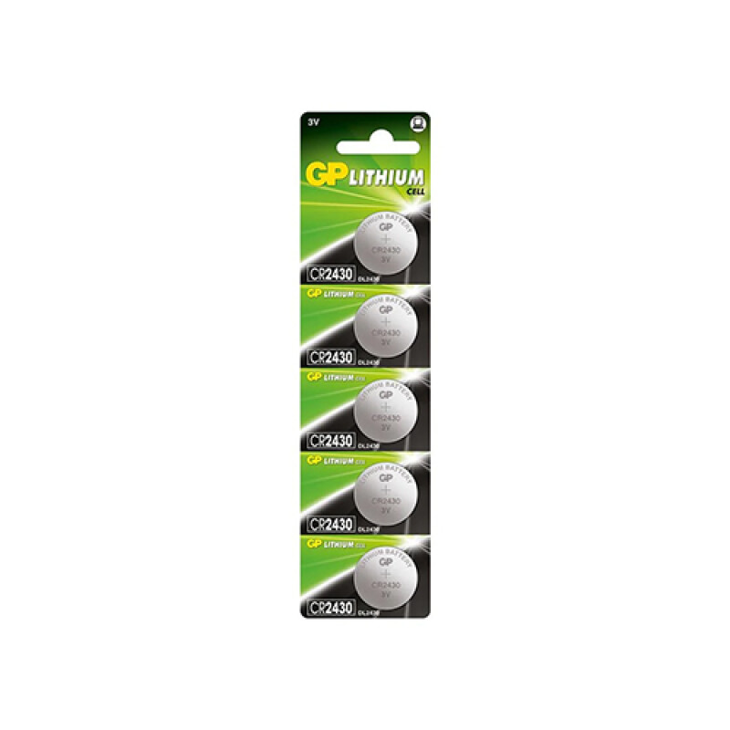 GP CR2430 3V Lityum Para Pil 5 Lİ KART