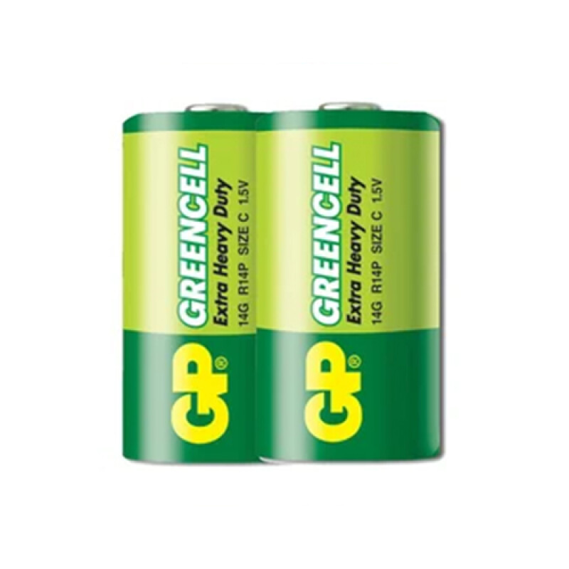 GP14G R14 Greencell C (Orta) Boy 2Li Çinko Karbon Pil