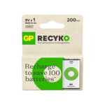 GP20R8HEM-2GB1 Recyko 9V 200 mA Şarjlı Pil