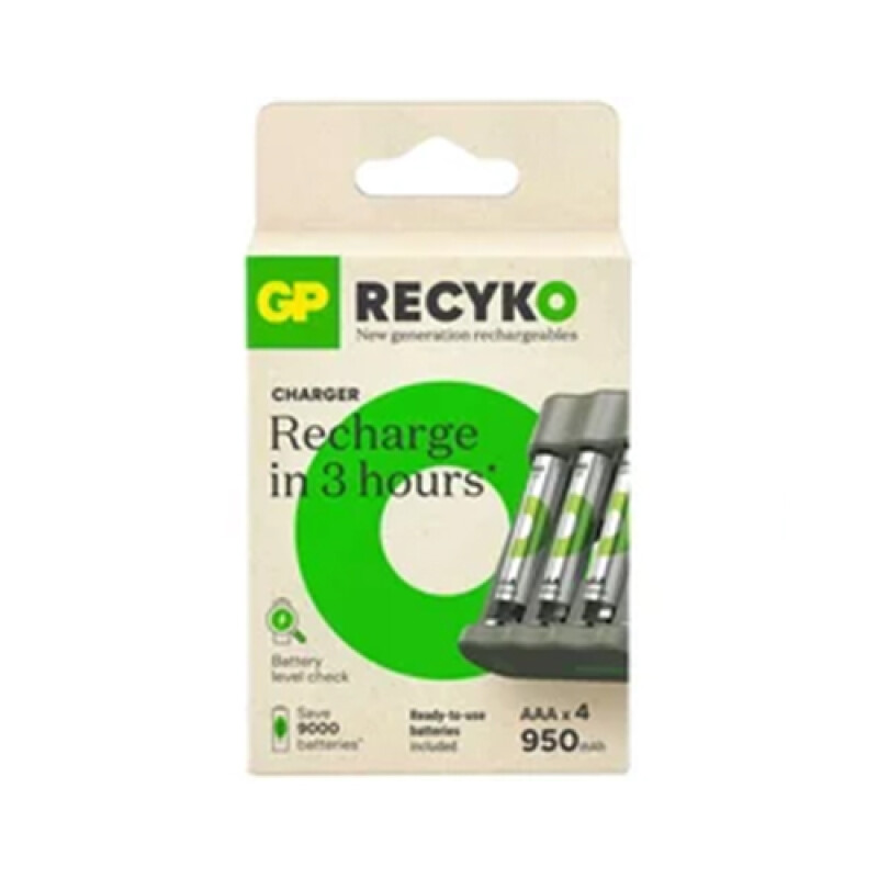 GPB441 100HCER21-2GTLB4 4x1000mAH AAA Pil ve Şarj Cihazı