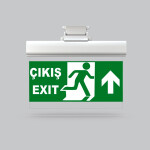 LED ACİL ÇIKIŞ ARMATÜRÜ YUKARI YÖNLÜ