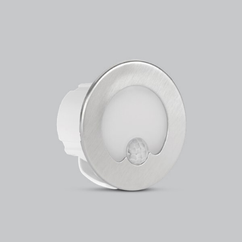 LED DUVAR VE MERDİVEN APLİKLERİ SENSÖRLÜ YUVARLAK