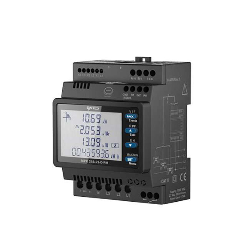 MPR-24-D-PM plug&meter Uyumlu Şebeke Analizör