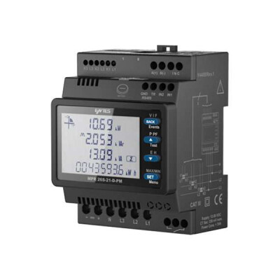 MPR-24-PM 95-270 VACDC Besleme Gerilimi şebeke analizörü