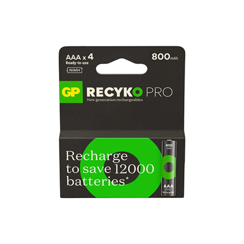 RECYKO PRO 850 R03 4 LÜ SİYAH