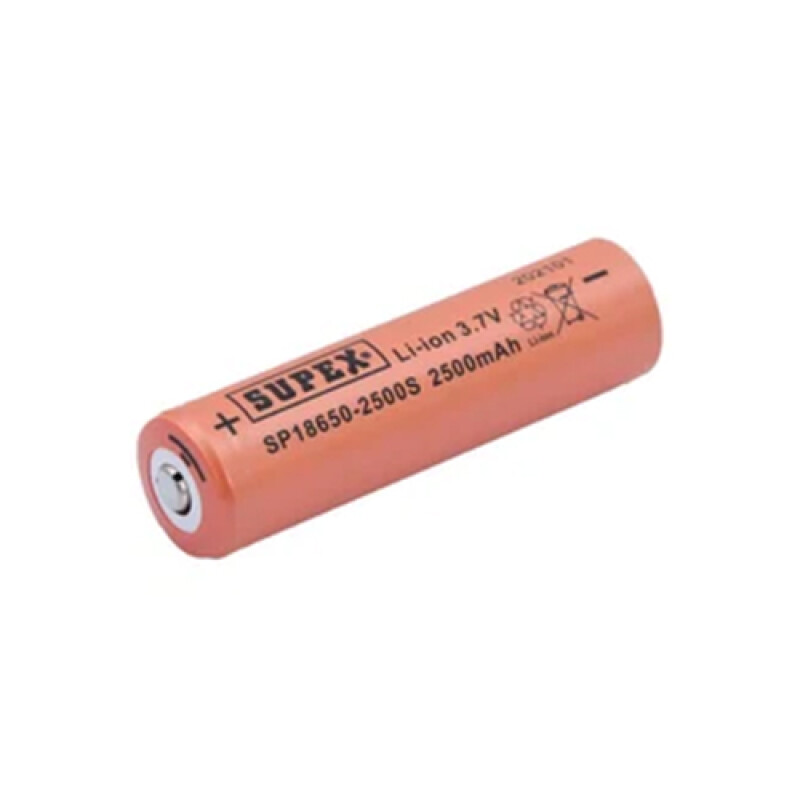 SPX 18650-2500S 3,7V 2500 mAH Başlıklı
