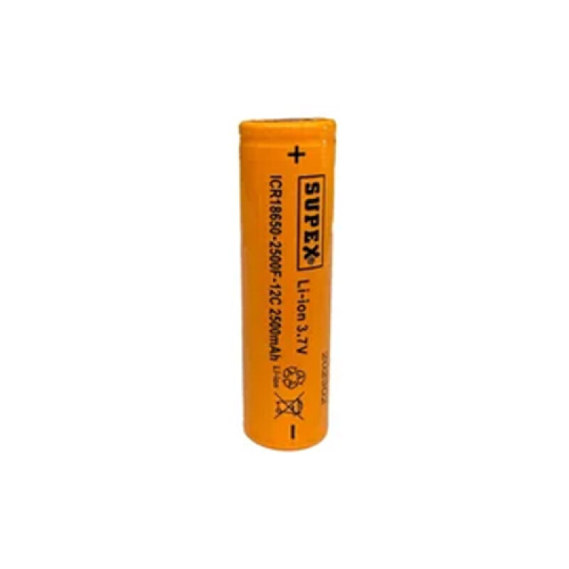 SPX ICR 18650-2500-12C DÜZKAFA -Süpürge, Matkap Kullanımında Uygundur